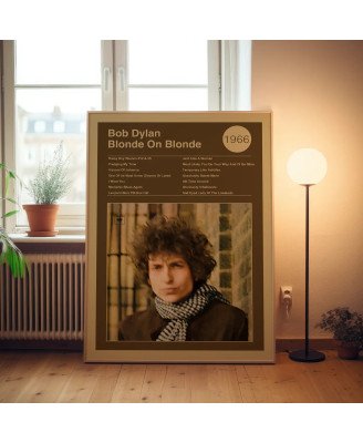 Bob Dylan – Blonde On Blonde Fine Art Album Poster