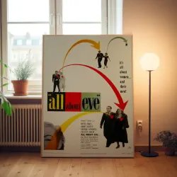All About Eve Fine Art 1950's Movie Poster