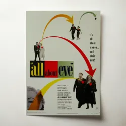 All About Eve Fine Art 1950's Movie Poster