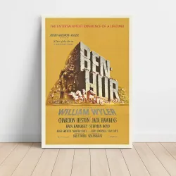 Ben Hur Jungle Fine Art 1950's Movie Poster