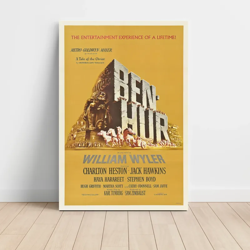 Ben Hur Jungle Fine Art 1950's Movie Poster