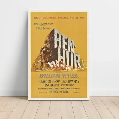 Ben Hur Jungle Fine Art 1950's Movie Poster