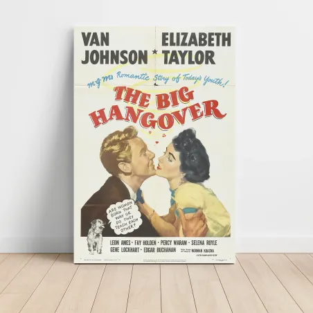 The Big Hangover Fine Art 1950's Movie Poster