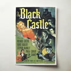 The Black Castle Fine Art 1950's Movie Poster