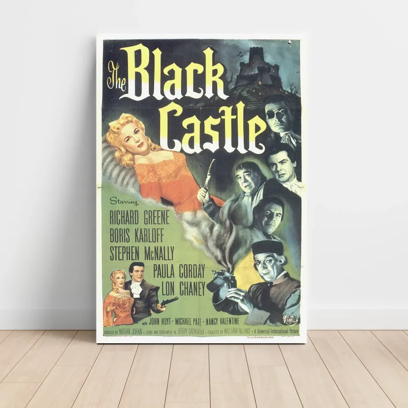 The Black Castle Fine Art 1950's Movie Poster