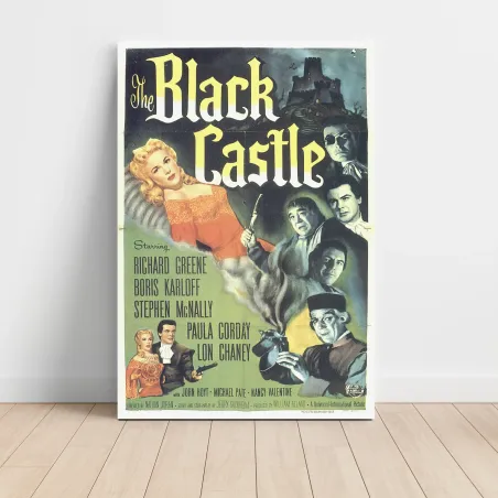 The Black Castle Fine Art 1950's Movie Poster