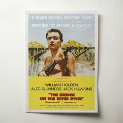 The Bridge on the River Kwai Fine Art 1950's Movie Poster