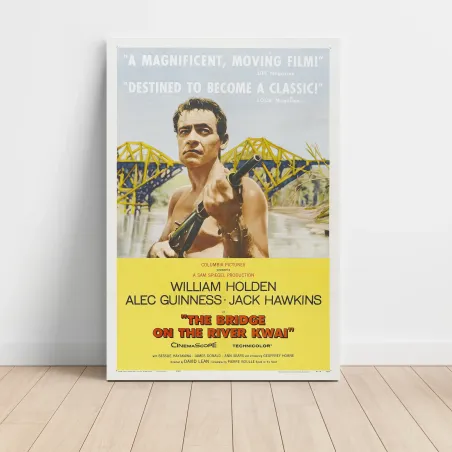 The Bridge on the River Kwai Fine Art 1950's Movie Poster