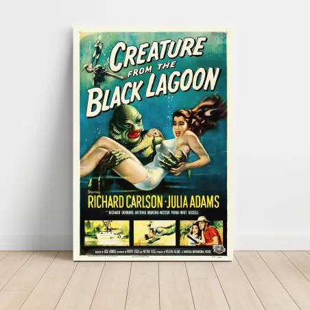Creature From The Black Lagoon Fine Art 1950's Movie Poster