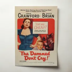 The Damned Don't Cry (1950) Fine Art Movie Poster