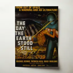 The Day The Earth Stood Still Fine Art 1950's Movie Poster