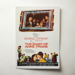 The Diary Of Anne Frank Fine Art 1950's Movie Poster