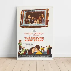 The Diary Of Anne Frank Fine Art 1950's Movie Poster