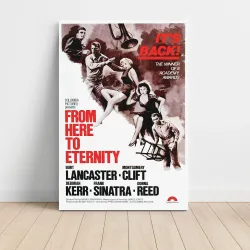 From Here To Eternity Fine Art 1950's Movie Poster