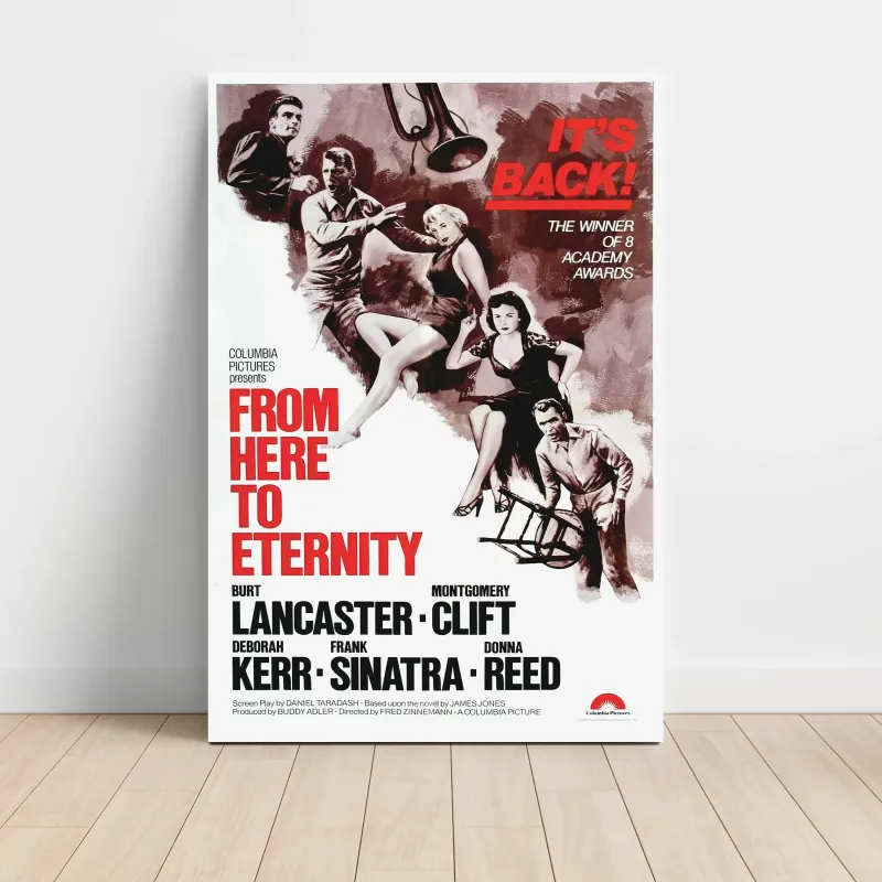 From Here To Eternity Fine Art 1950's Movie Poster