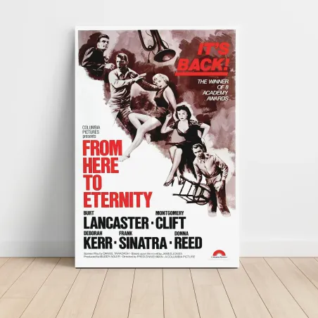 From Here To Eternity Fine Art 1950's Movie Poster