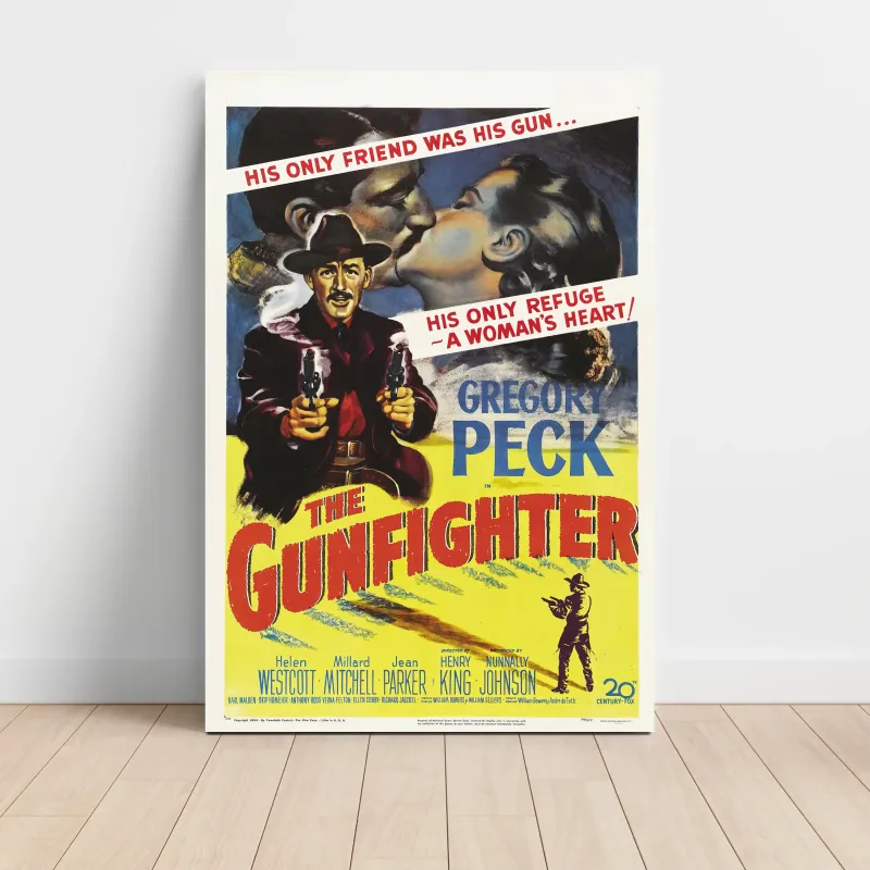 The Gunfighter (1950) Fine Art Movie Poster