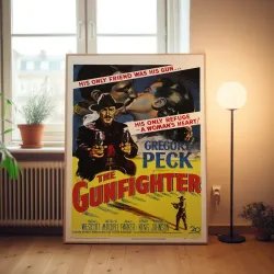 The Gunfighter Fine Art 1950's Movie Poster