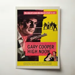 High Noon Fine Art 1950's Movie Poster Wall Art