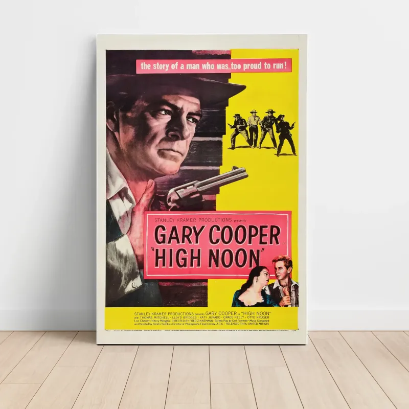 High Noon (1952) Fine Art Movie Poster