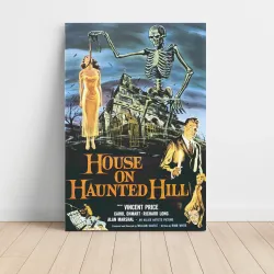 House On Haunted Hill Fine Art 1950's Movie Poster