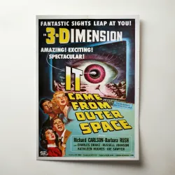 It Came From Outer Space Fine Art 1950's Movie Poster