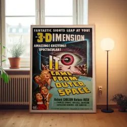 It Came From Outer Space Fine Art 1950's Movie Poster