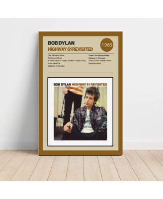 Bob Dylan – Highway 61 Revisited Fine Art Album Poster