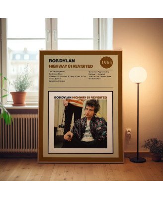 Bob Dylan – Highway 61 Revisited Fine Art Album Poster