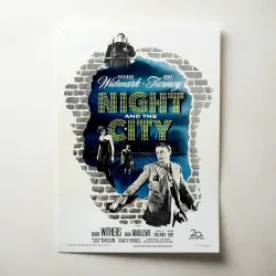Night and the City Fine Art 1950's Movie Poster