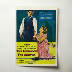 Night of the Hunter Fine Art 1950's Movie Poster