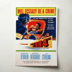 Nineteen Eighty Four Fine Art 1950's Movie Poster