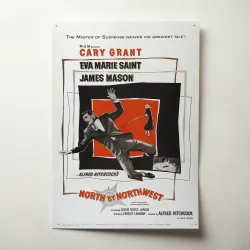 North By Northwest Fine Art 1950's Movie Poster