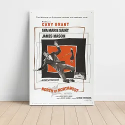 North by Northwest (1959) Fine Art Movie Poster