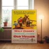 Old Yeller 1950's Fine Art Movie Poster - Classic Home Decor Art