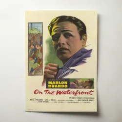 On the Waterfront (1954) Fine Art Movie Poster