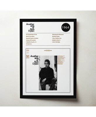 Bob Dylan Another Side Of Revisited Fine Art Album Poster