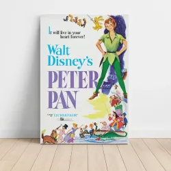 Peter Pan Fine Art 1950's Movie Poster Wall Art