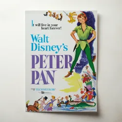 Peter Pan Fine Art 1950's Movie Poster Wall Art