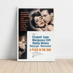 A Place in the Sun Fine Art 1950's Movie Poster