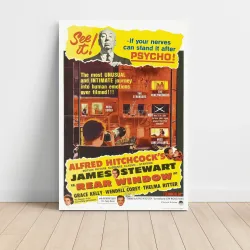 Rear Window Fine Art 1950's Movie Poster Wall Art