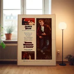 Rebel Without a Cause Fine Art 1950's Movie Poster