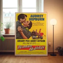 Roman Holiday Fine Art 1950's Movie Poster