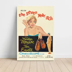 Seven Year Itch Fine Art 1950's Movie Poster