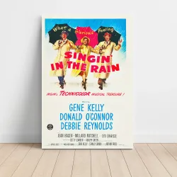 Singin in the Rain Fine Art 1950's Movie Poster