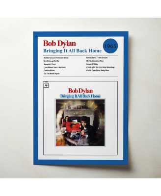 Bob Dylan - Bringing it all Back Home Fine Art Album Poster