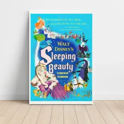 Sleeping Beauty Fine Art 1950's Movie Poster