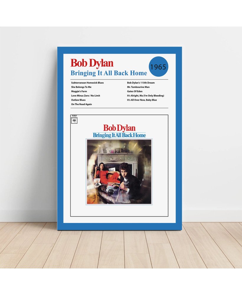 Bob Dylan - Bringing it all Back Home Fine Art Album Poster