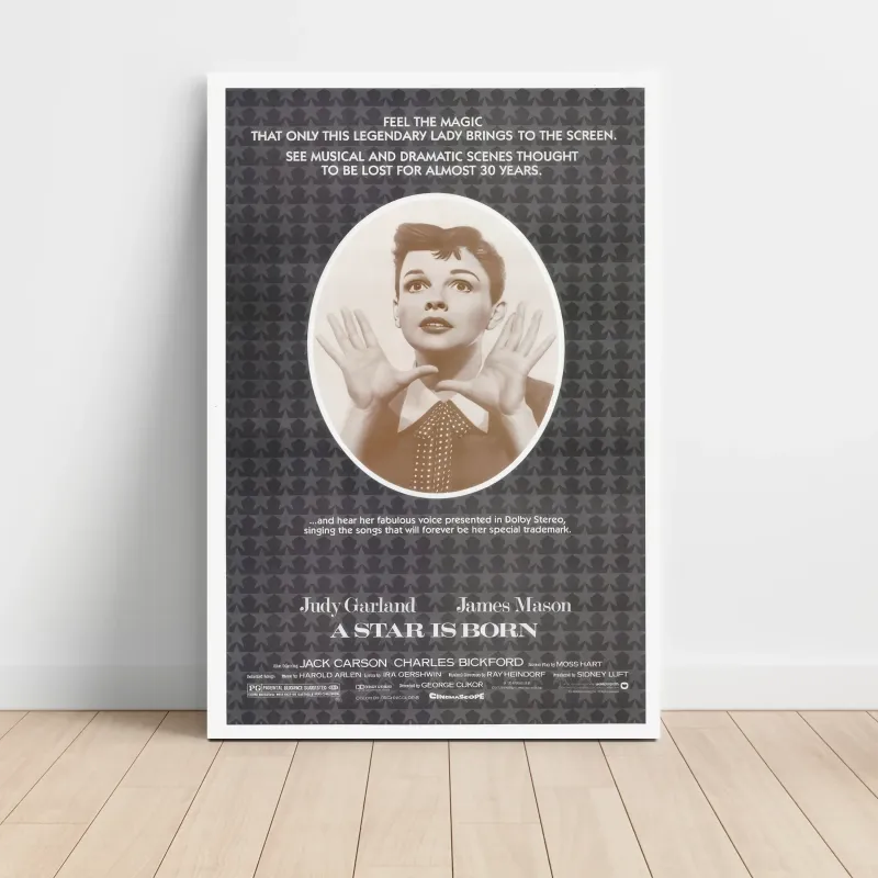 A Star is Born Fine Art 1950's Movie Poster