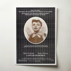 A Star is Born Fine Art 1950's Movie Poster